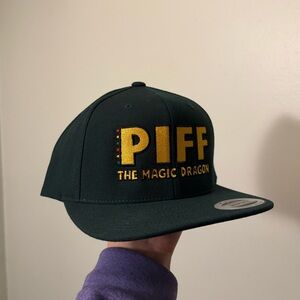 PIFF The Magic Dragon Rare Green SnapBack Cap